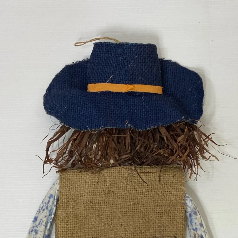 Fall Happy Scarecrow Autumn Décor Harvest Cottage Pumpkin Halloween Decorations